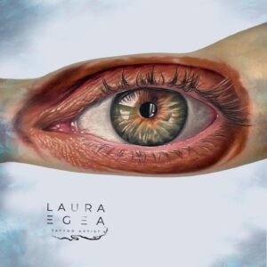 Color realism tattoo by by award-winning international tattoo artist Laura Egea based in Dallas Texas