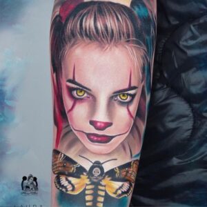 Color realism tattoo by Laura Egea in Dallas
